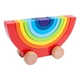 thumbnail image 3 of Juego de Bloques de construcción de madera CUTICAT apilador colorido coche de juguete, 3 of 8