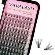 VAVALASH Individual Cluster Lashes 120 PCS DIY Eyelash Extension Light and Soft Faux Mink Slik Lash Clusters Easy Full Lash Extensions DIY at Home (Cluster-20D-D-8-16mm Mix)