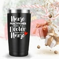 thumbnail image 5 of Nurse Practitioner Brains Of A Doctor, Heart Of A Nurse Travel Mug Tumbler.Nurse Practitioner Gifts for Friend Daughter Men Women.Nurse Appreciation,Nursing School Graduation Gifts.(20 oz Black), 5 of 6