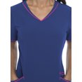 thumbnail image 5 of Signature Collection Women's V-Neck Scrub Top with Embroidery Accent, 5 of 7