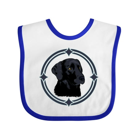 

Inktastic Labrador Retriever Black Lab Gift Baby Boy or Baby Girl Bib