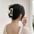 thumbnail image 6 of SPRING PARK Womens Hairpin Solid Color Hair Claw Frosted Acrylic Hair Clip Barrette Headwear, 6 of 7