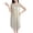 Silver, variant on Plus Size Nightgowns for Women Sleeveless Crewneck Nightshirts Fashion Lace Stitching Sleepwear Loose Fit Lightweight Night Gown Silver One Size