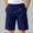 Blue, variant on FAOWME Kids Boys Girls Cargo Shorts Elastic Waist Solid Color Comfortable Lightweight Shorts With Pockets For Casual Daily Wear,Army Green,5-6 Years