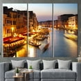 thumbnail image 3 of Travel Wall Decor, Canvas, Wall Decor, Canvas Gift, Landscape Canvas, City 3D Canvas, Venice Canvas Gift, View 3D Canvas, Canvas Wall Decor - Natural Framed, 3 of 9