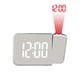 thumbnail image 1 of Reloj digital Pisexur Electronics para hombre, despertador con proyector giratorio, ajuste de brillo de 4 niveles, pantalla LED nítida, función de repetición, 12/24 horas, organizador de electrónica, 1 of 7