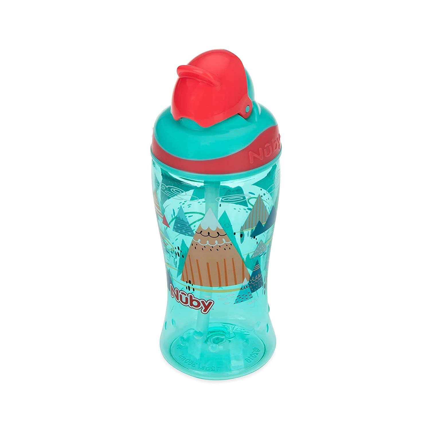 DDI 2367753 12 oz Nuby No-Spill Boost Cups with Flip-it Straw for 18 Plus Months - 2 per Pack - Case of 24
