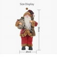 thumbnail image 3 of 12" Inch Standing Naughty or Nice Name List Santa Claus Christmas Figurine Figure Decoration, 3 of 10