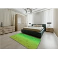 thumbnail image 4 of Ahgly Company Indoor Round Patterned Nebula Green Area Rugs, 6' Round, 4 of 6