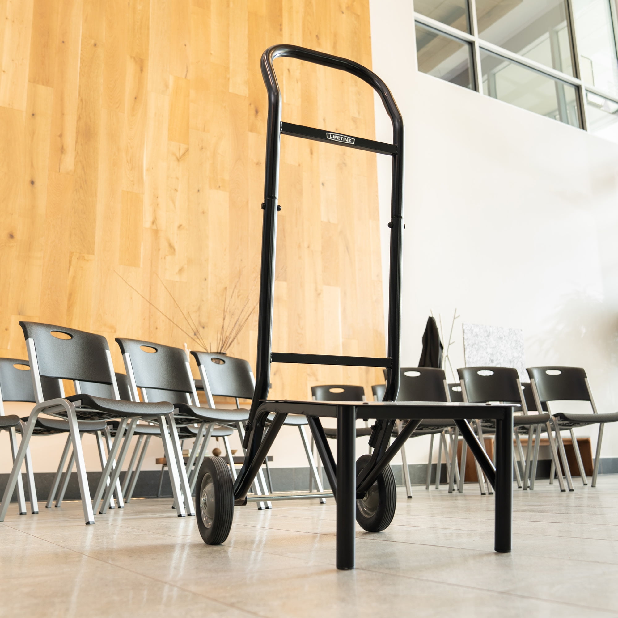 Lifetime Chair Accessory, Chair Dolly for up to 8 Stacking Chairs (80527)