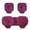 Purple Suit, variant on 3PCS Car Seat Cushion for Front and Back Seat 3D Soft Breathable Auto Seat Cover Comfort Non-Slip Rubber Bottom Car Seat Protector Pad