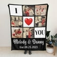 thumbnail image 5 of Personalized Picture Blankets with Family is Everything Custom Blanket with Picture for Mom Dad Grandpa Grandma Daughter Son Customized Throw Blankets for Thanksgiving Christmas, 5 of 6