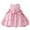 ZH Pink, variant on Baby Girl Dress Girls Princess Dress Bowknot Christening Gown Sleeveless Solid Dresses Girls Light Blue 0 Months-3 Months
