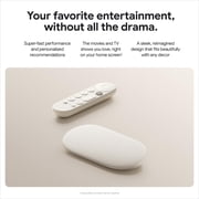 Google TV Streamer 4K - Fast Streaming Entertainment on Your TV with Voice Search Remote - Watch Movies, Shows, Live TV, and Netflix in 4K HDR - Smart Home Control - 32 GB of Storage - Haze