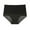 Black, variant on HBYJLZYG High Waist Briefs Underwear For Women Seamless Panties Full Coverage Underwear Breathable Soft Stretchy Women's Plus