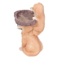 thumbnail image 2 of Estatua de perro, comedero para pájaros, adorno decorativo realista, escultura de resina, cuenco de Baño para pájaros para jardín, balcón, Patio, comedero para perros y pájaros, 2 of 9