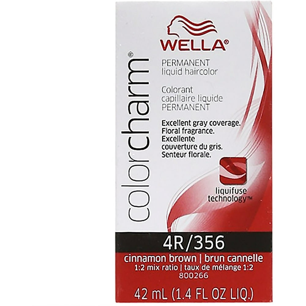 Wella Wella COLOR CHARM, HAIR COLOR Liquid Haircolor 4r/356 Cinnamon