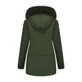 thumbnail image 5 of Women's Waterproof Parka Winter Outerwear Jacket Soft Warm Windbreak Snow Coat Long Down Alternative Puffer, 5 of 6