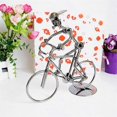 thumbnail image 3 of Retro Cyclists Model Iron Art Metal Bicycle Ornament A Man Riding Bike Statue Figurine for Home Library Desk Decoration, 3 of 5