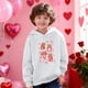 thumbnail image 1 of TaTaai Valentines Sweatshirt Women Gnomes Shirts Love Heart Sweater Crewneck Long Sleeve Pullover Tops Gift, 1 of 8