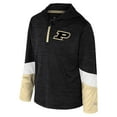 thumbnail image 2 of Toddler Colosseum Black Purdue Boilermakers Rylos Quarter-Zip Windshirt, 2 of 3