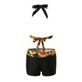 thumbnail image 3 of Traje de baño de bikini para mujer, conjunto de bikini push up con control de abdomen, parte inferior de bikini de cintura alta, traje de baño tankini con pantalones cortos, trajes de baño, 3 of 7