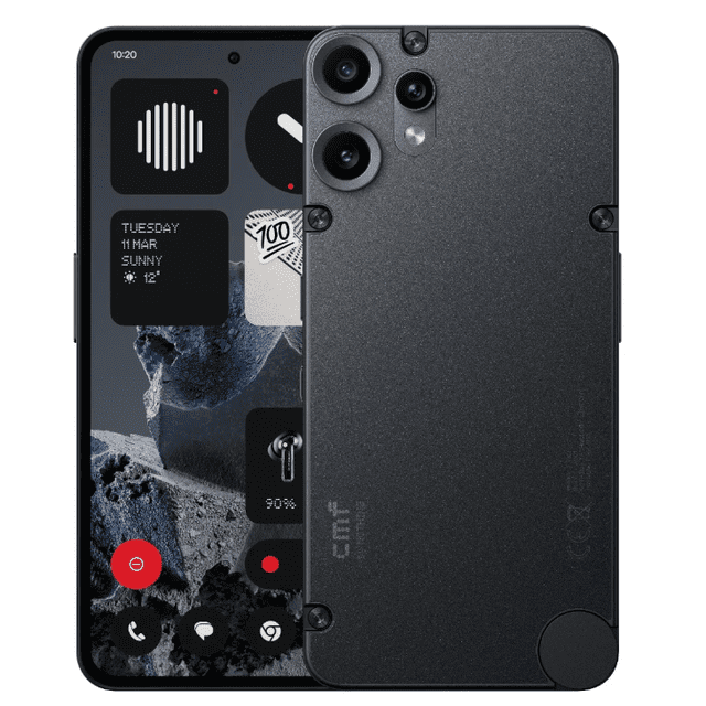 Smartphone CMF Phone 2 Pro de 8 GB de RAM y 128 GB de ROM, color negro