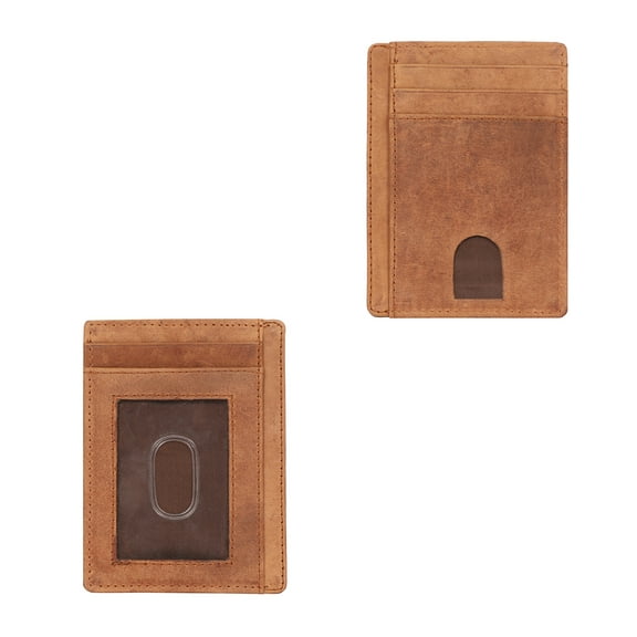 el elephante Unisex Card holder with RFID blocking up to 8 Card, Cash and ID Slots, full grain, Genuine Leather, Handcrafted, ultra-strong stich