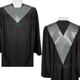 thumbnail image 5 of Endea Graduation Silver Graduation V-Stole, 5 of 10