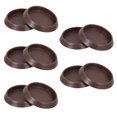 thumbnail image 1 of 10 piezas de topes para muebles, copas para ruedas, pinzas para ruedas, protectores de suelo (café), 1 of 3