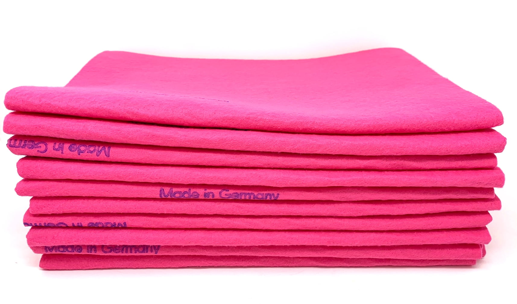 10 Pack PINK EXTRA LARGE Original German Shammy Cloths Chamois Towels Super Absorbent For Pets