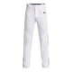 thumbnail image 1 of Pantalones de béisbol Under Armour Utility para niños, color blanco y azul marino XS, 1 of 2