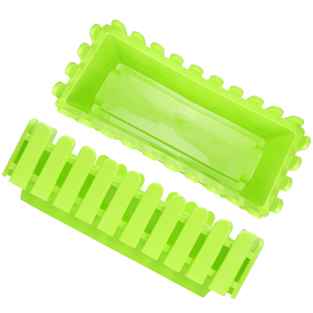 CRILSTYLEO 2Pcs Large Plastic Rectangular Planter Boxes for Vegetable and Herb Gardening Outdoors