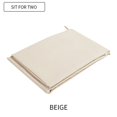 thumbnail image 2 of 56"x48" Outdoor Swing Cover Replacement UV30+ 180gsm Canopy Top for Porch Patio Garden Pool Seat (Beige), 2 of 3