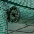 thumbnail image 3 of Meetleisure 8.5 FT x 11.2 FT x 7.4 FT Pop-up Outdoor PVC Greenhouse, Green, 3 of 7