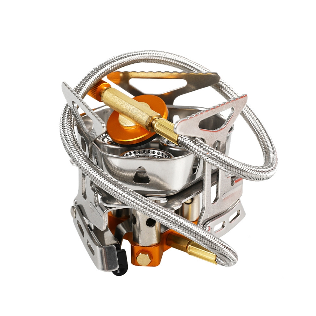 JZROCKER Camping Gas Stove Portable Backpacking Stove Outdoor Strong Fire Stove Cooker