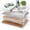 Transparent, variant on 4 Tier Paper Organizer Letter Tray Acrylic Desk File Organizer Stackable Documents Letter Clear Paper Holder Sorter Office Tray for A4, Modern Office Classroom Home File Pad Books Notes