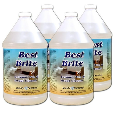 Best Brite - Heavy-duty tile and grout cleaner with acid - 4 gallon
