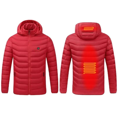 ZHOUCHANKIDS Women s Smart USB Heated with Warming Technology for All Day Comfort and Outdoor Activities Red M