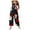 Black, variant on Women Christmas Outfit Stylish Women's Casual Christmas Print Jumpsuit Featuring Convenient Side Pockets For Everyday Comfort And Festive Seasonal Wear Black S