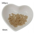 thumbnail image 1 of 100x 6mm Gold Flat  Spacer Beads Disc Loose Jewelry Making Beads, 1 of 3