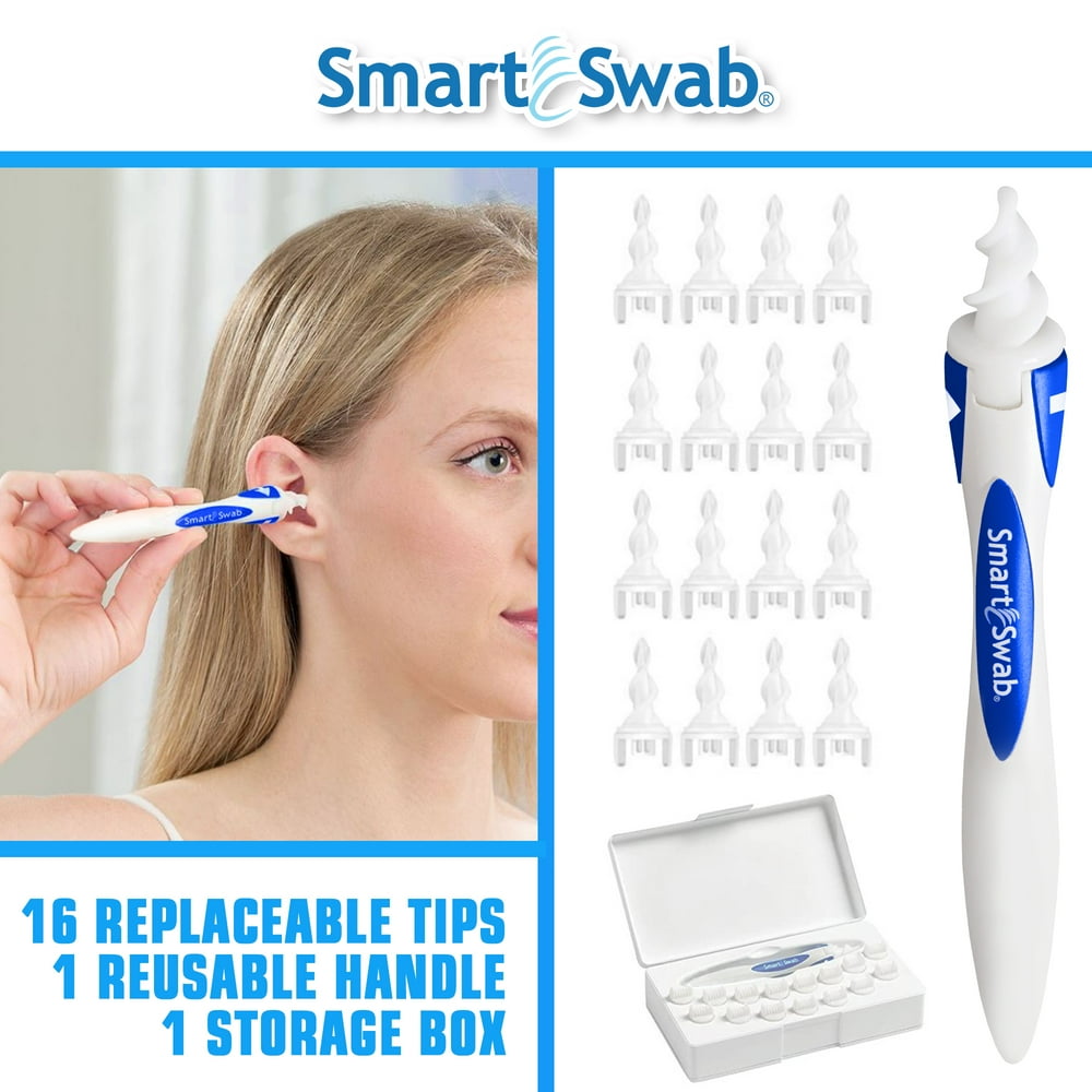 Smart Swab Ear Cleaner, Safe Ear Wax Removal Kit