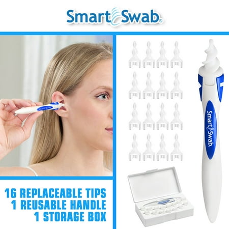 Smart Swab Ear Cleaner, Safe Ear Wax Removal Kit (Best Way To Unblock Ear Wax)