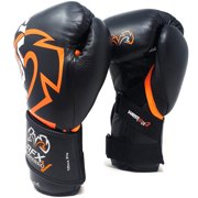Rival Boxing RFX-Guerrero-V SF-H Bag Gloves - 8 oz. - Black/Orange