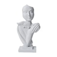 thumbnail image 1 of Escultura de pareja de arte abstracto, figura de amor, decoración del hogar, regalos para ella Blanco, 1 of 9