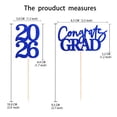 thumbnail image 5 of Adornos para magdalenas de graduación SakFestivo Blue Class de 2026 (36), 5 of 5