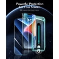 thumbnail image 2 of Protector de pantalla ESR para iPhone 16e/SE 4/14/13/13 Pro, paquete de 3, 2 of 9