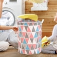 thumbnail image 5 of SIfdSeng Get it Fast Patterned Linen Laundry Hamper Without Lid Large Open Top Stylish and Breathable Fabric for Bedroom Or Bathroom Easy and Durable Design, 5 of 5