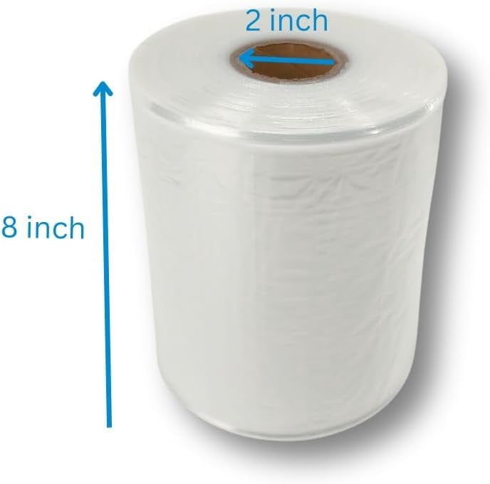 Nylon-Enriched HDPE+PA Air Pillow Film Roll, Perforated Every 4", Air Cushion Bubble Packing Material for Shipping, Improved Barrier, Thicker & Long-Lasting – 1000 ft x 8" x 4"