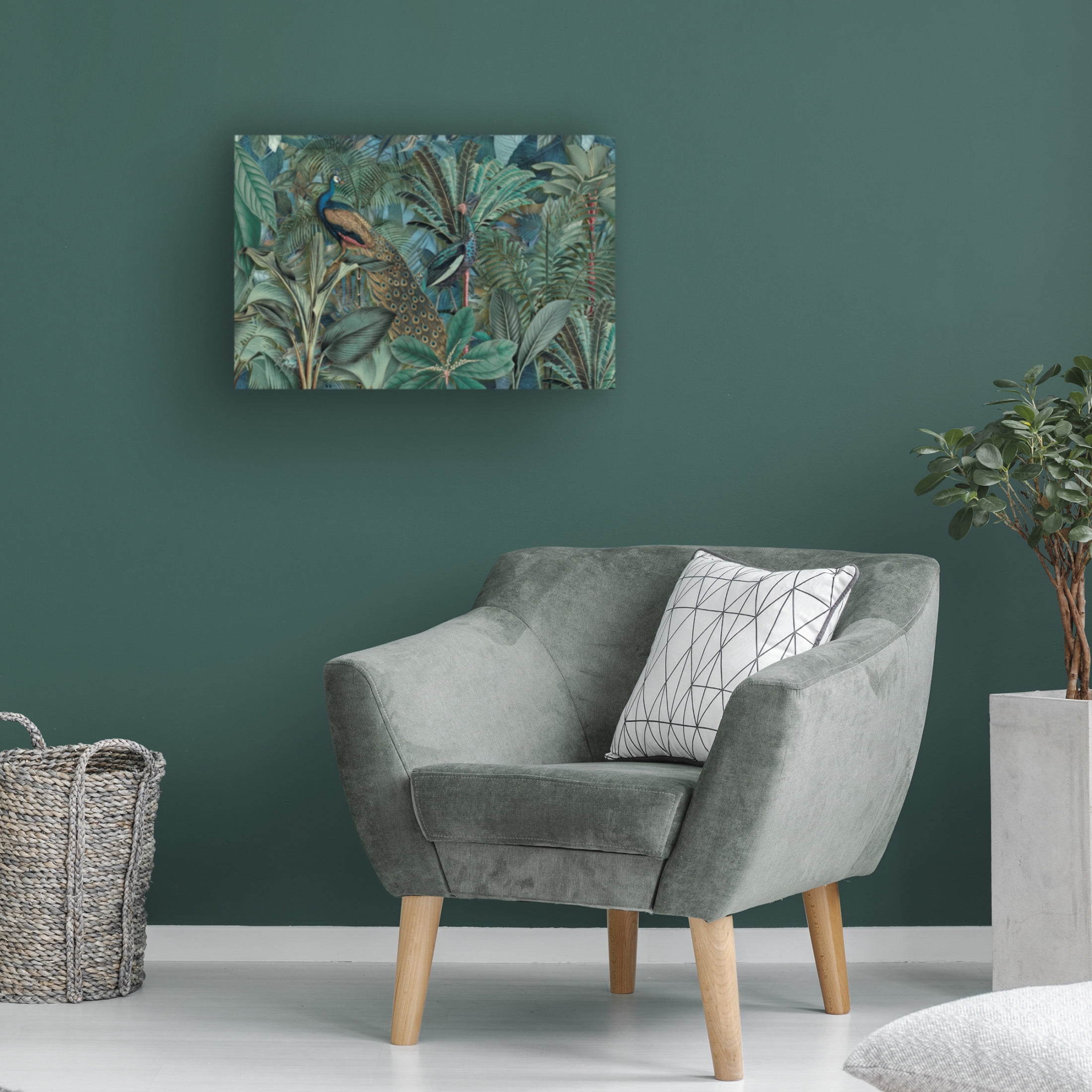 Trademark Fine Art Andrea Haase Jungle Birds Garden No2 Canvas Wall Art